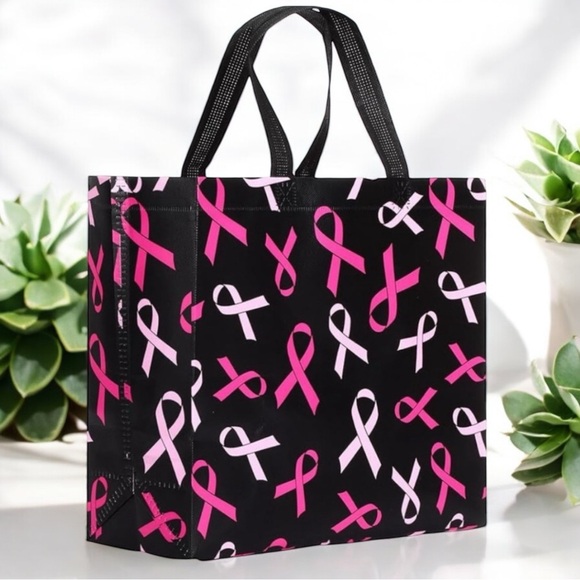Large Breast Cancer Awareness Tote - Picture 1 of 4